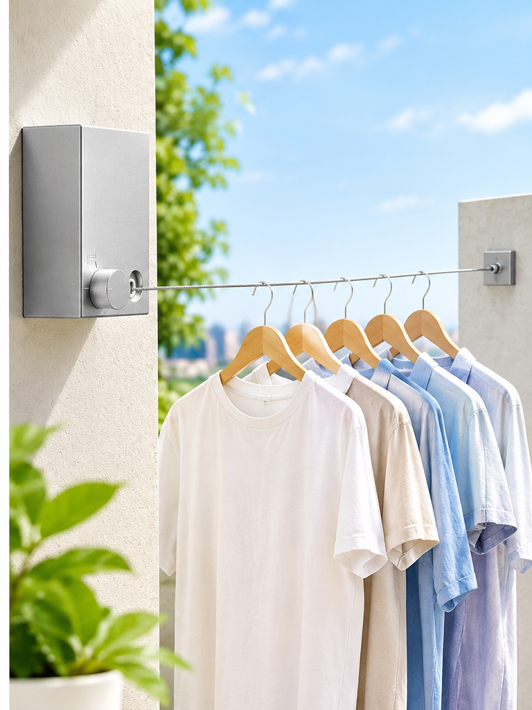 Corde seche linge حبل الغسيل القابل للسحب